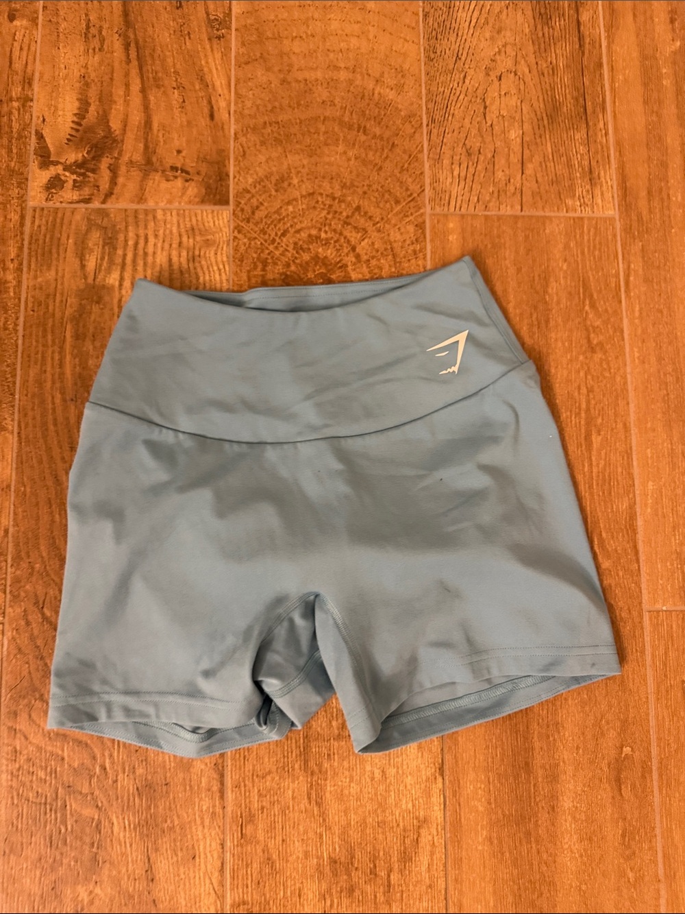 Gymshark Women’s High-Waist Seamless Bike Shorts - Light Blue